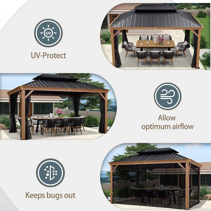 UV-Protect  
Allow optimum airflow  
Keeps bugs out