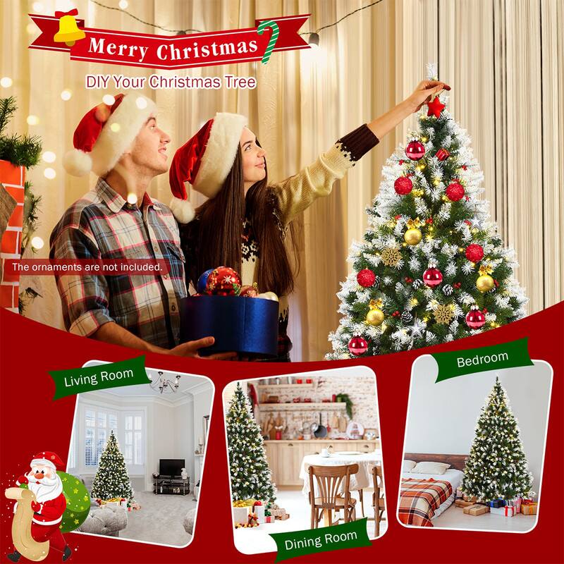 Merry Christmas  
DIY Your Christmas Tree

The ornaments are not included.

Living Room  
Bedroom  
Dining Room