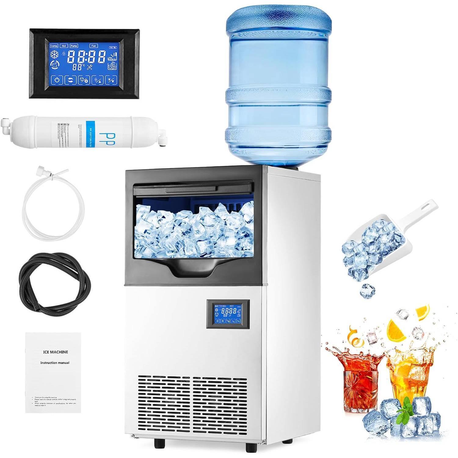 - CL x 14 - 1 PP dE ee 8,888 MA Ph IE MACHENE instruction

- ICE MACHINE
  Instruction manual