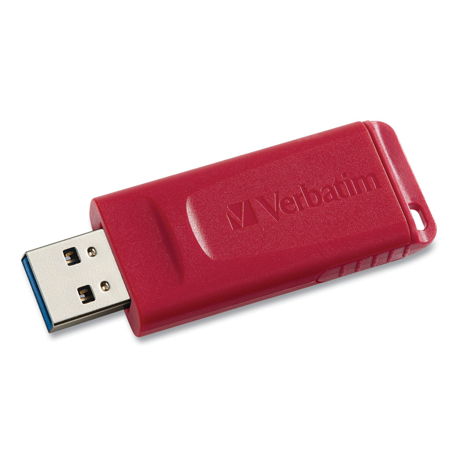 Alt View 4. Verbatim - Verbatim 96806 32 GB Store 'N' Go Usb Flash Drive - Red - Red.