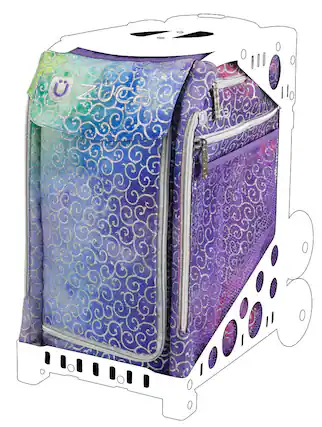 Front. Zuca - Zuca Sparkle 'n Swirlz Sport Insert Bag (Frames Sold Separately) 1831 - Multicolor.