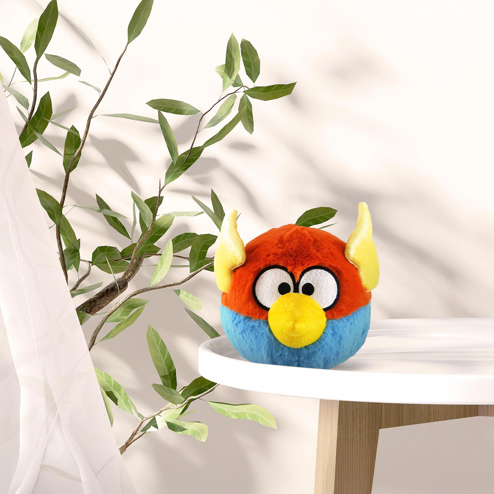 Alt View 1. Commonwealth Toys - Angry Birds Space 16" Plush: Lightning Bird - Yellow.