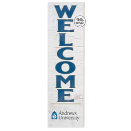 Jardine - Andrews University Cardinals 10'' x 35'' Indoor/Outdoor Welcome Sign - White