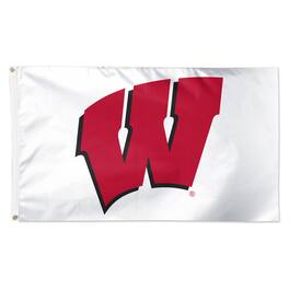 WinCraft - Wisconsin Badgers 3' x 5' Single-Sided Vibrant Logo Deluxe Flag - Multicolor
