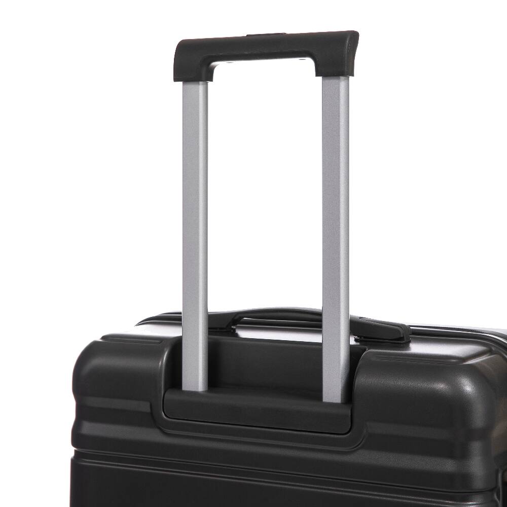 Alt View 10. Ropilly - Ropilly 3 Piece Luggage Set Hard Shell Suitcase with Spinner Wheels 20/24/28 Inch Dark Gray - Dark Gray.