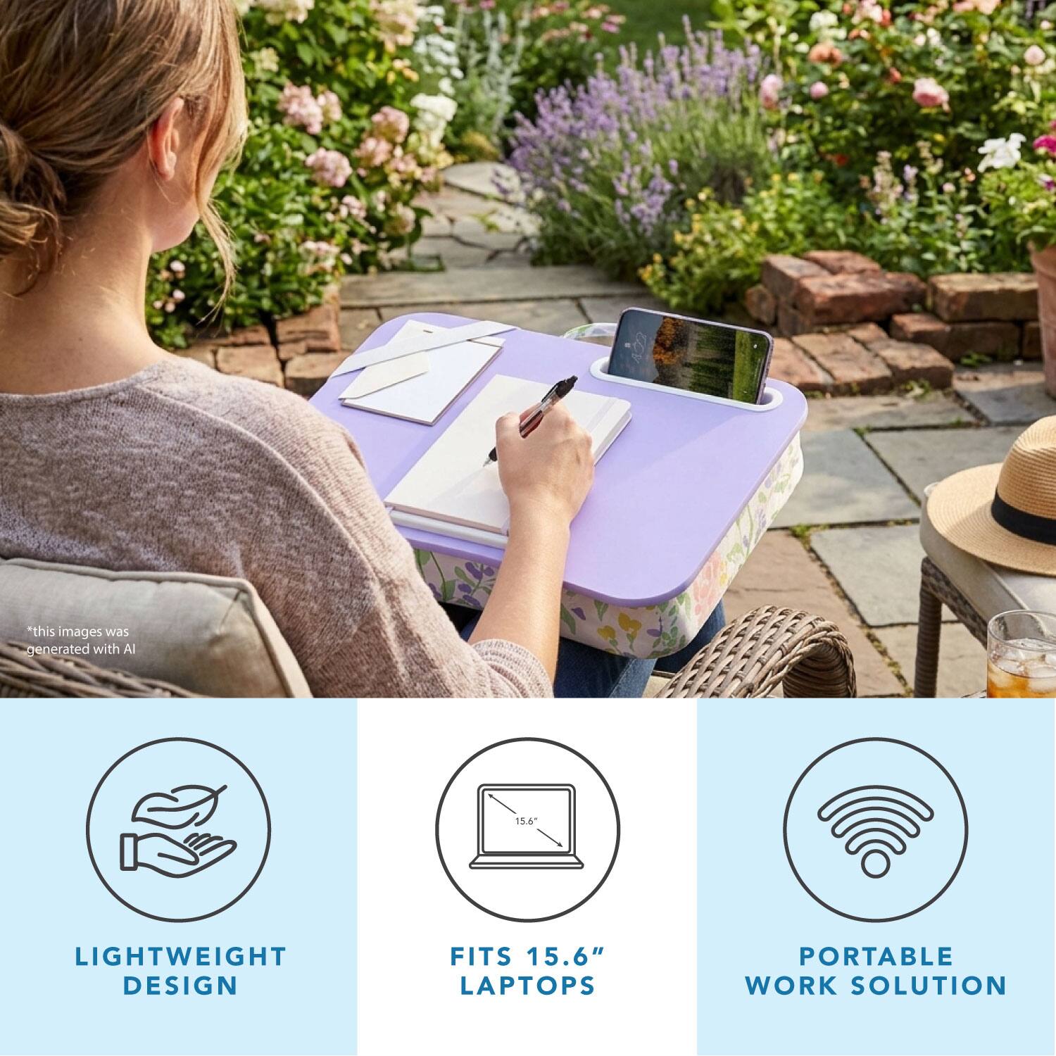 *This image was generated with AI

15.6"
LIGHTWEIGHT DESIGN
FITS 15.6" LAPTOPS
PORTABLE WORK SOLUTION