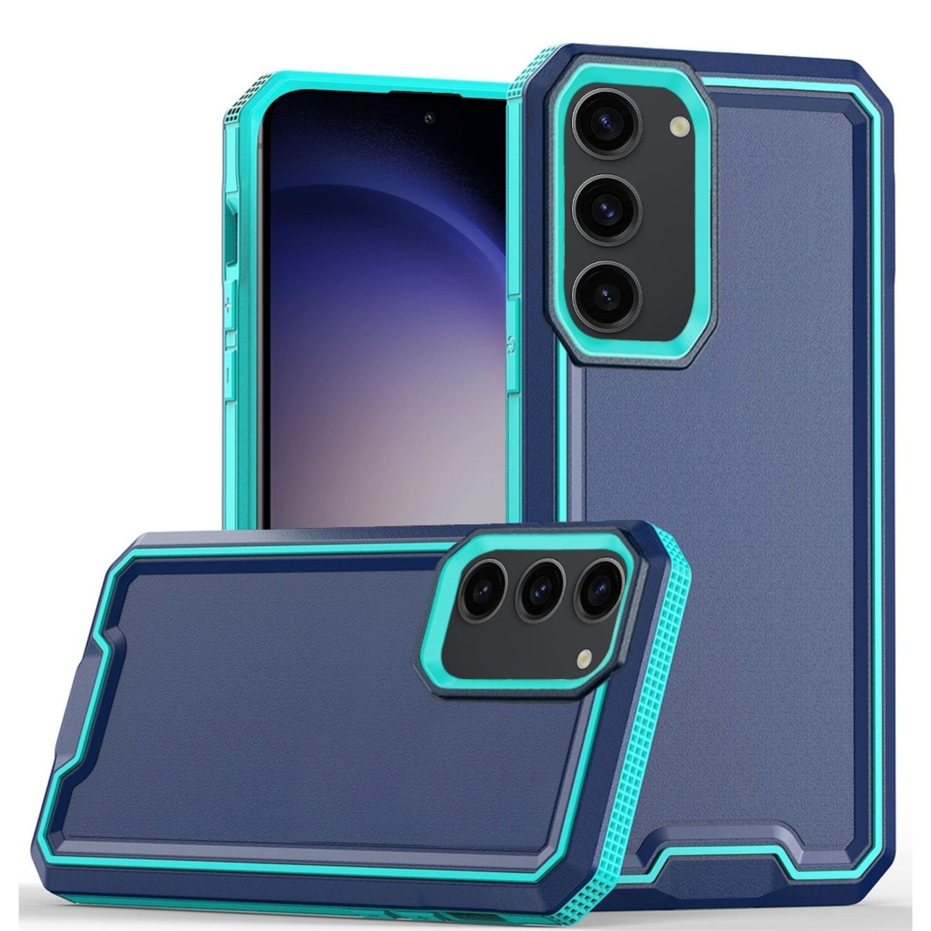 Kitcheniva - Rugged Strong Fused Phone Case With Tempered Glass For Samsung Galaxy S23 FE 5G - Blue price history on PriceWatchPro