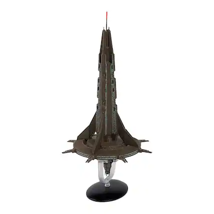 Front. Eaglemoss - Eaglemoss Star Trek Discovery Starship Replica | SP Starbase 1 Space Station - Grey.