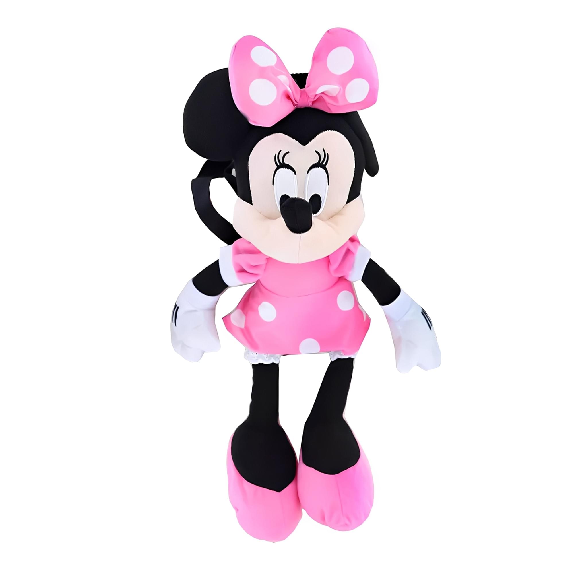 Alt View 1. Disney - Disney Minnie Mouse 15 Inch Plush Backpack - Black.