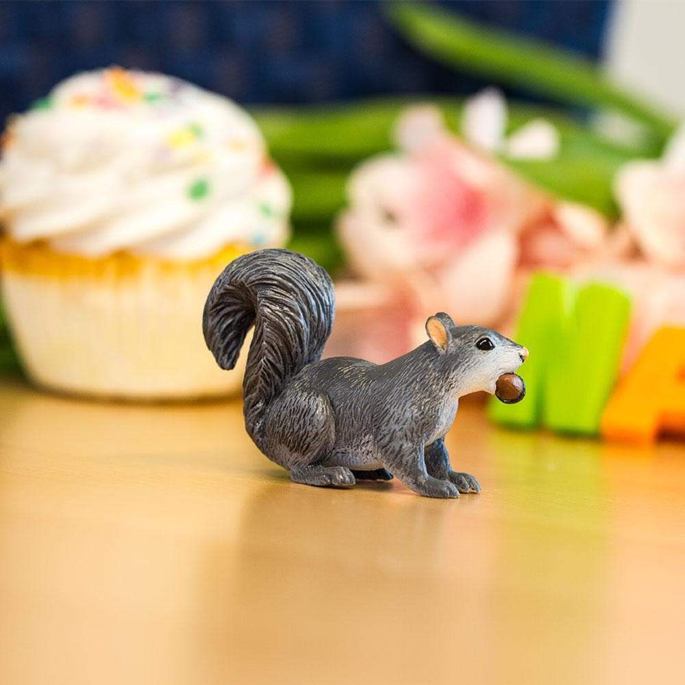Alt View 3. Safari Ltd. - Gray Squirrel Toy Figurine.