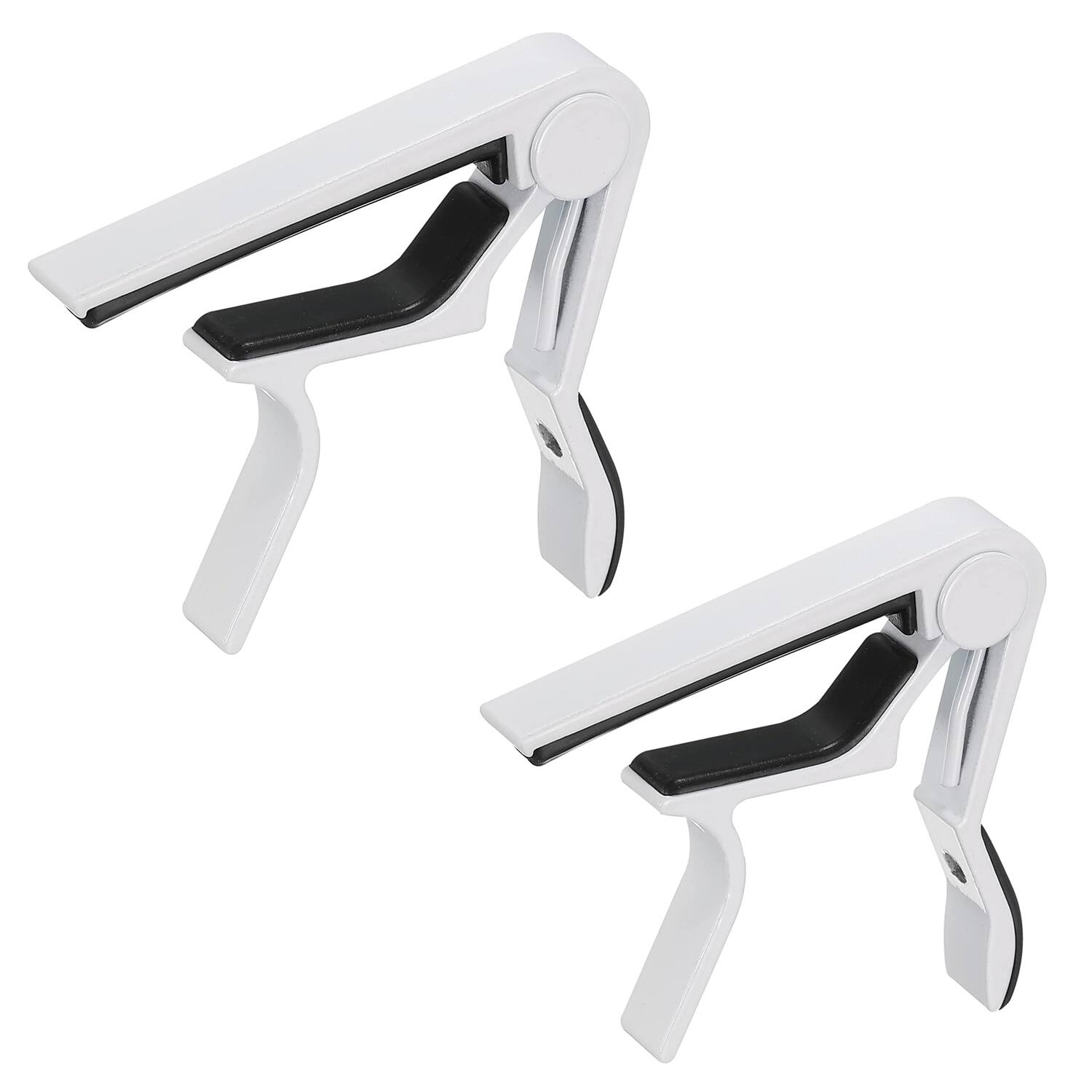 Front. 5 CORE - 5Core Capo Pair Acoustic Electric Guitar 6 String Kapo Clip For Banjo Mandolin Ukulele.
