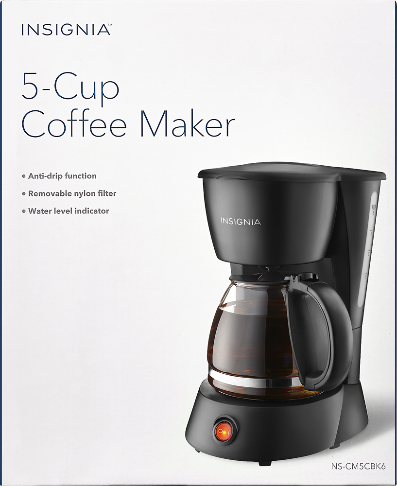 Black Decker 5 Cup Coffeemaker Black 5 Cups Multi serve Black
