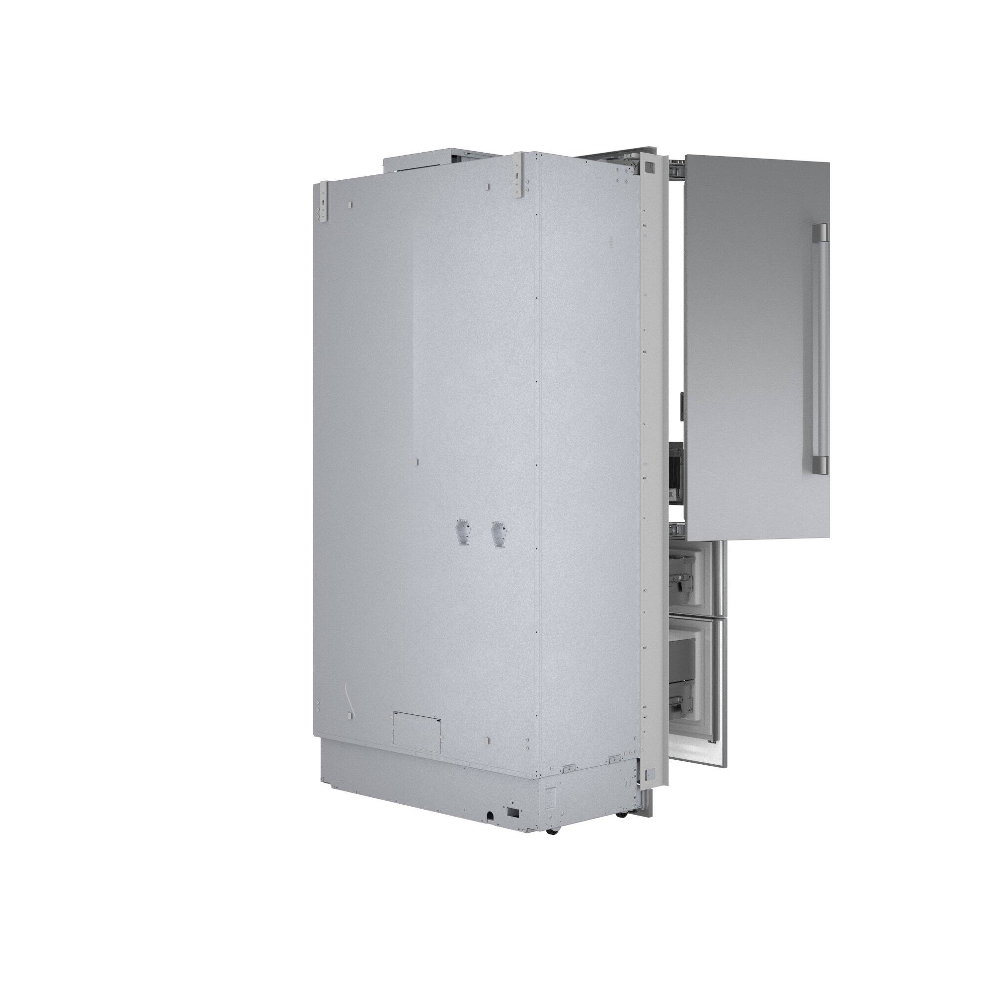 Alt View 2. Thermador - Freedom Collection 23.1 Cu. Ft. French Door Built-in Smart Refrigerator with Professional Series Handles - Stainless Steel.