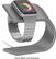 Front. Nomad - Charging Stand for Apple Watch™ - Silver.