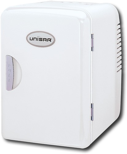 Best Buy: Unisar BébéSounds Portable miniFRIDGE with Heat White MF104