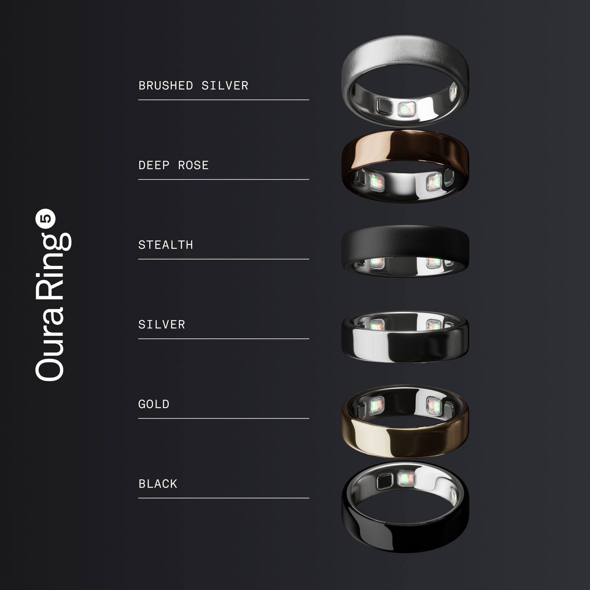 BRUSHED SILVER  
DEEP ROSE  
STEALTH  
SILVER  
GOLD  
BLACK