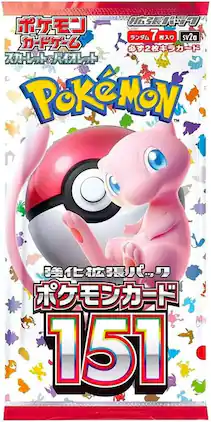 Pokémon - Pokemon Card Game Japanese 151 SV02a Booster Pack (7 Cards Per Pack)