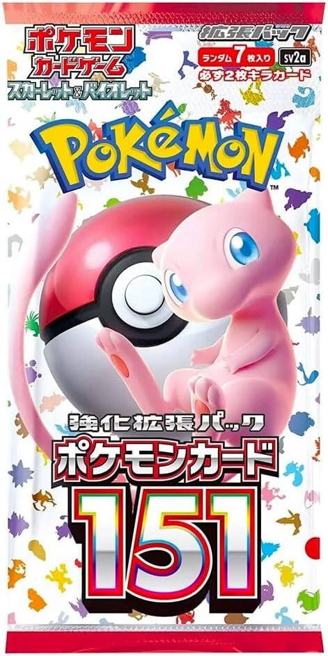 Pokémon - Pokemon Card Game Japanese 151 SV02a Booster Pack (7 Cards Per Pack)