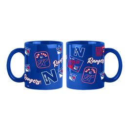 Logo Brands - New York Rangers 2-Pack 15oz. Color Mug Set - Royal