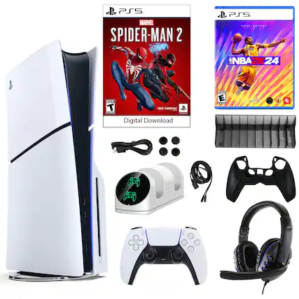 PS5 Marvel Spider-Man 2 PS5 ... | NBA 2K24 ... T.O. Insomniac Games Digital Download o E ON. 4 D T x A