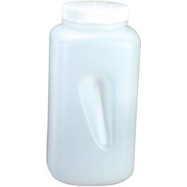 Nalgene - HDPE Wide Mouth Square Bottle - 1 Gallon - White