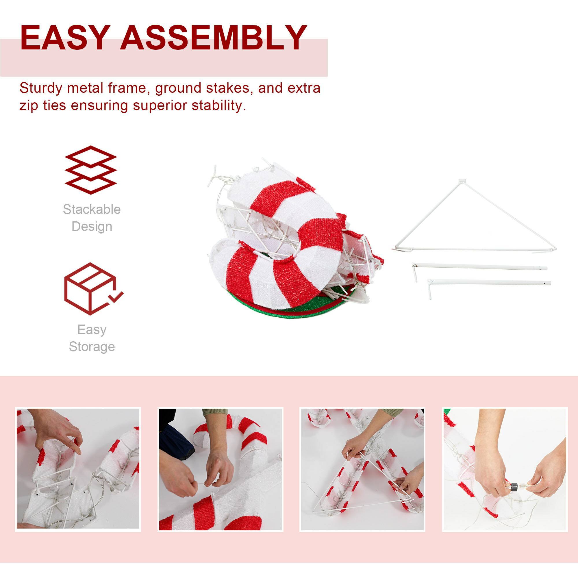 EASY ASSEMBLY

Sturdy metal frame, ground stakes, and extra zip ties ensuring superior stability.

Stackable Design

Easy Storage