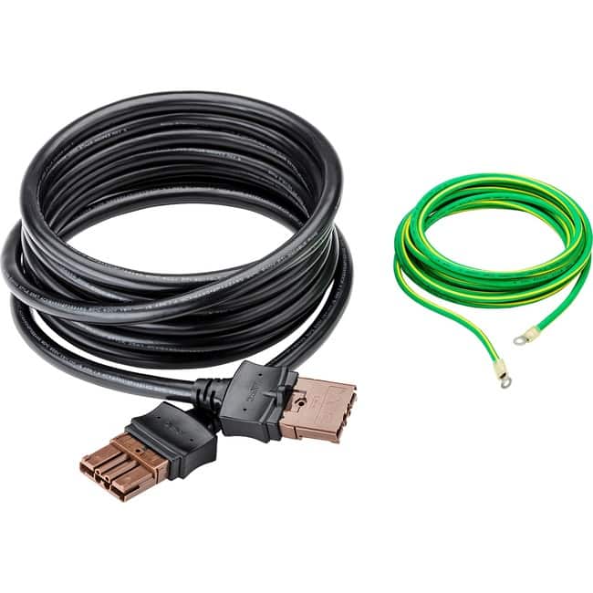 APC - 15FT SMART-UPS SRT EXT CABLE FOR 96VDC EXT BATT PK 3000VA UPS - Black