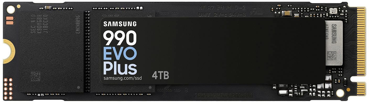 Samsung 990 EVO Plus 4TB HF 87 29 34 D2 UIT 21-c 941-0 CUNE AZMECHB 25 Samsung OCS 200 SSD 8 Samsung KIVL 827 OHEL