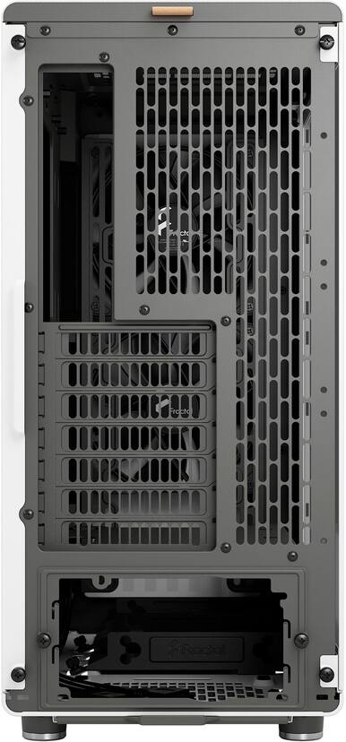Fractal Design North Chalk White with Oak Front and Clear TG Fractal Design North Chalk White with Oak Front and Clear TG