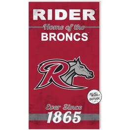 Jardine - Rider Broncs 11" x 20" Indoor/Outdoor Home Of The Sign - Maroon