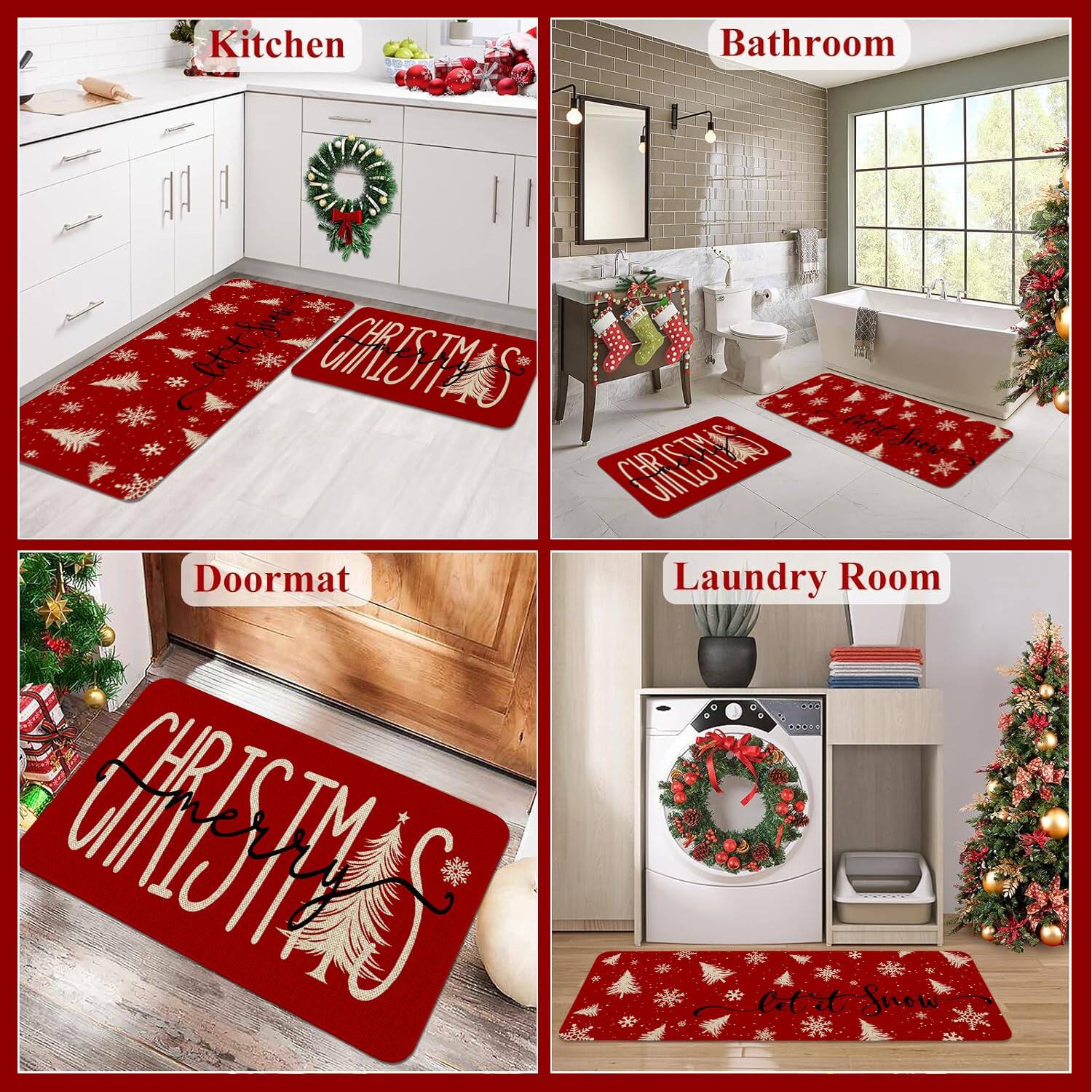 - Kitchen
- Bathroom
- Door Mat
- Laundry Room

- CHRISTMAS Greetings
- CHRISTMAS Wishes
- Merry Christmas
- Let it Snow