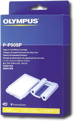 Angle Standard. Olympus - 4" x 6" Photo Paper and Ink Ribbon Print Pack.
