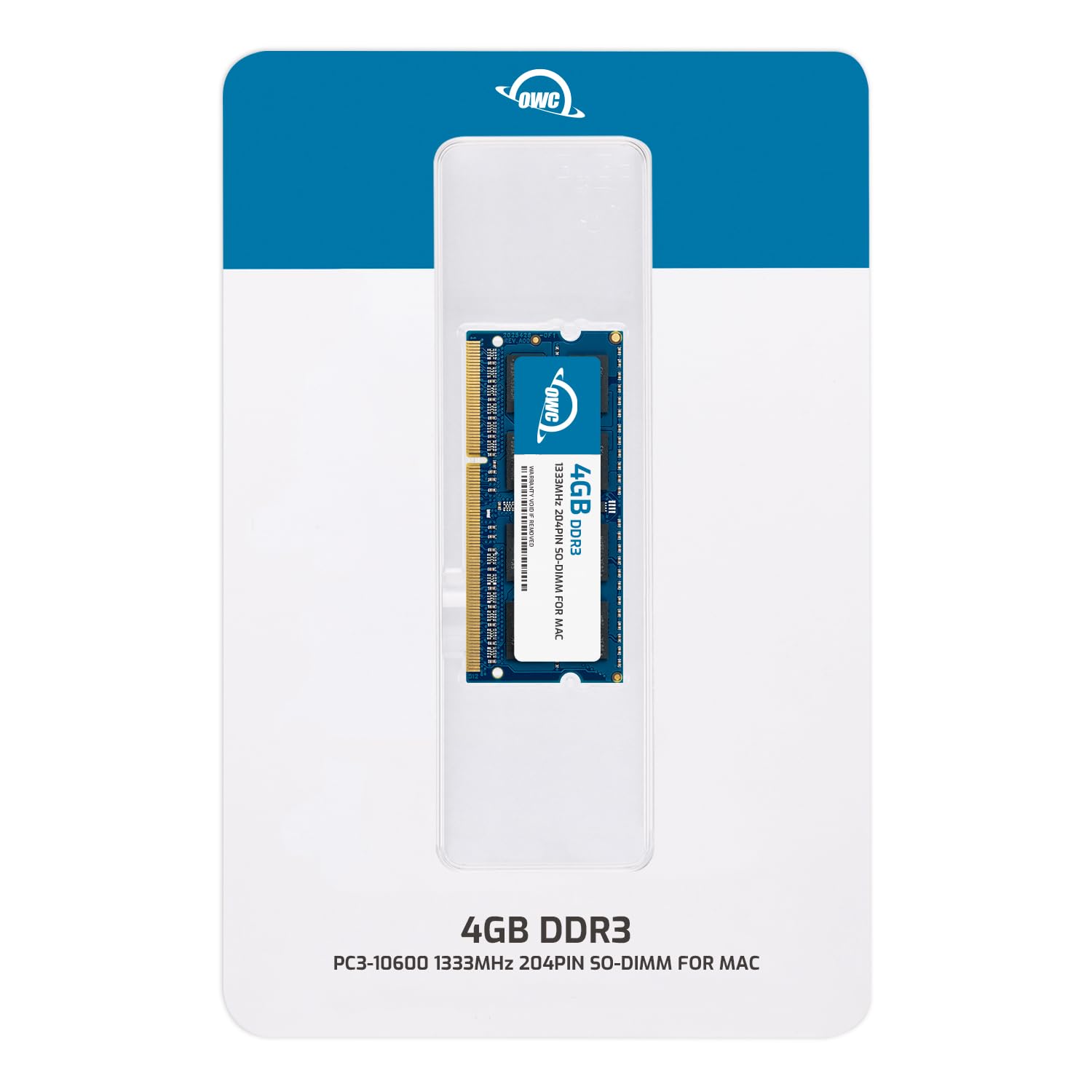 OWC  
4GB DDR3  
PC3-10600 1333MHz 204PIN SO-DIMM FOR MAC
