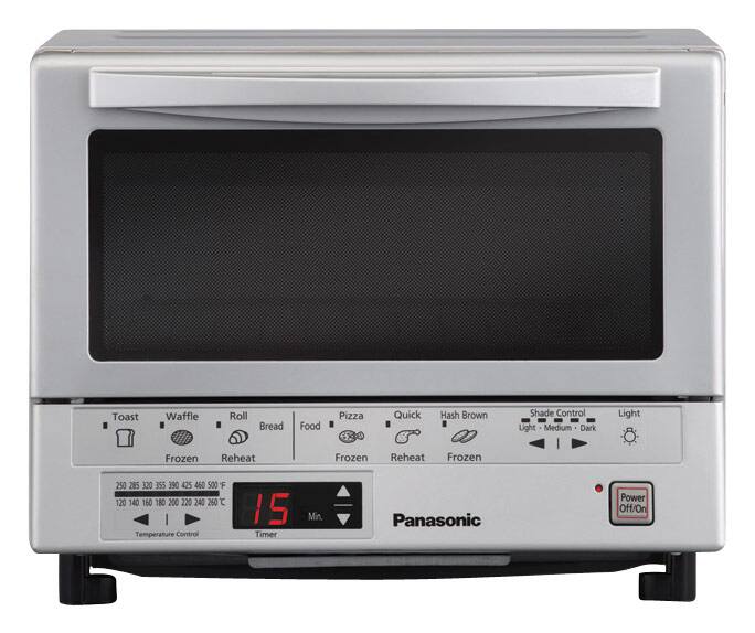 Alt View 11. Panasonic - FlashXpress 4-Slice Toaster Oven - Stealth Gray.