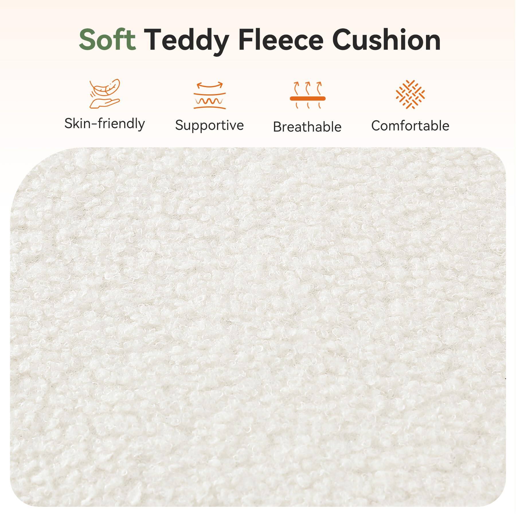 Soft Teddy Fleece Cushion

- Skin-friendly
- Supportive
- Breathable
- Comfortable