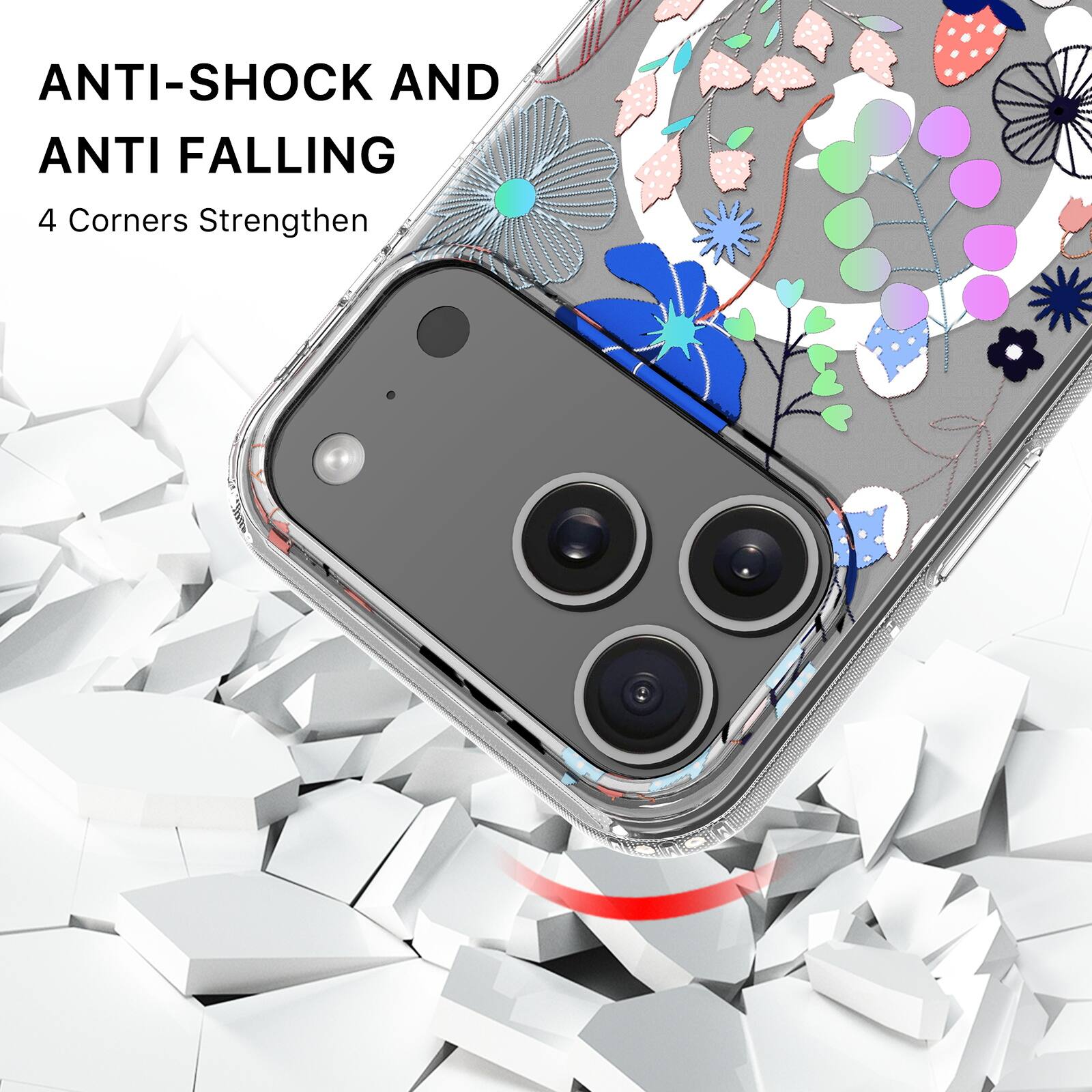 ANTI-SHOCK AND ANTI FALLING  
4 Corners Strengthen