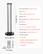 Item Model Number: US-007 / 55 W
Power: 55 W
Timer: 3 Levels (0.5H / 1H / 2H)
Material: ABS
Wave Length: 253.7 nm + 185 nm UVC light
Color: Black
Controller Size: 4.1 x 1.7 x 0.7 in / 105 x 45 x 18 mm
Product Size: 6.5 x 22 in / 166 x 560 mm
Product Weight: 1.4 lbs / 0.63 kg + 3 %
Package Contents:
1 x Controller
1 x Battery (Alkaline Battery 23A 12V)
1 x Sticker for Lampshade Top
1 x Instruction