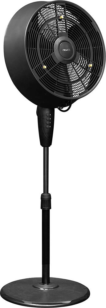 Angle View: NewAir - Outdoor Misting Fan - Black