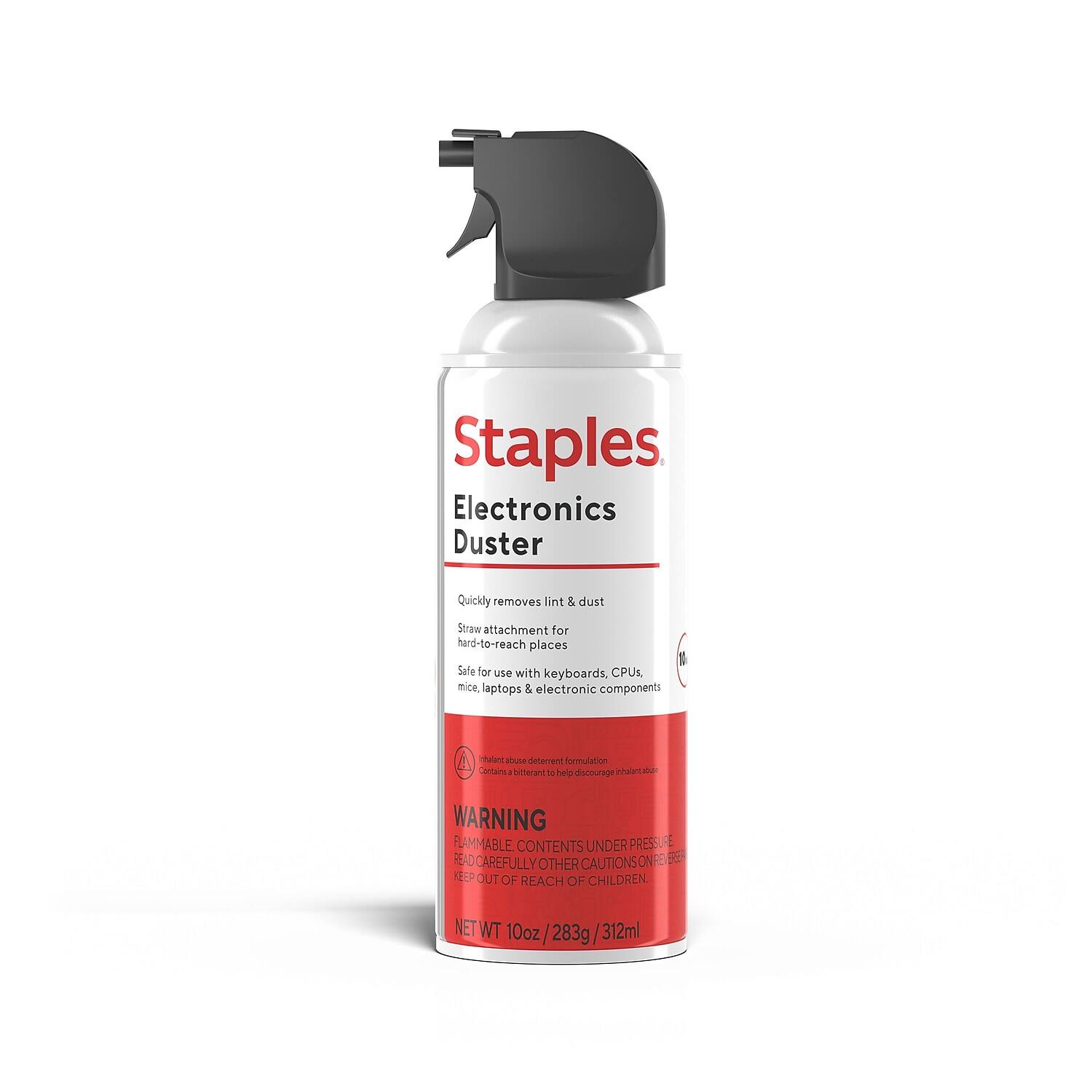 Staples - Staples® Electronics Air Duster, 10 oz. (SPL10ENFR-1) - Clear