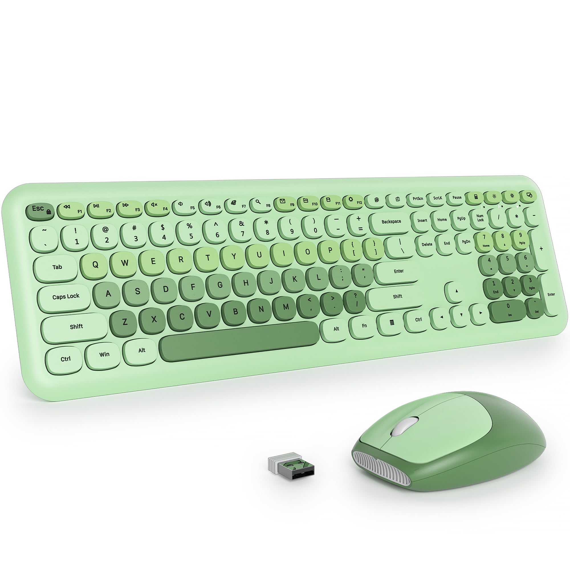 Sure, here is the corrected and grouped text:

**Top Row:**
- Esc
- F1
- F2
- F3
- F4
- F5
- F6
- F7
- F8
- F9
- F10
- F11
- F12

**Number Row:**
- 1
- 2
- 3
- 4
- 5
- 6
- 7
- 8
- 9
- 0
- -
- =
- Backspace

**Second Row:**
- Tab
- Q
- W
- E
- R
- T
- Y
- U
- I
- O
- P
- [
- ]
- \

**Third Row:**
- Caps Lock
- A
- S
- D
- F
- G
- H
- J
- K
- L
- ;
- '
- Enter

**Fourth Row:**
- Shift
- Z
- X
- C
- V
- B
- N
- M
- ,
- .
- /
- Shift

**Bottom Row:**
- Ctrl
-