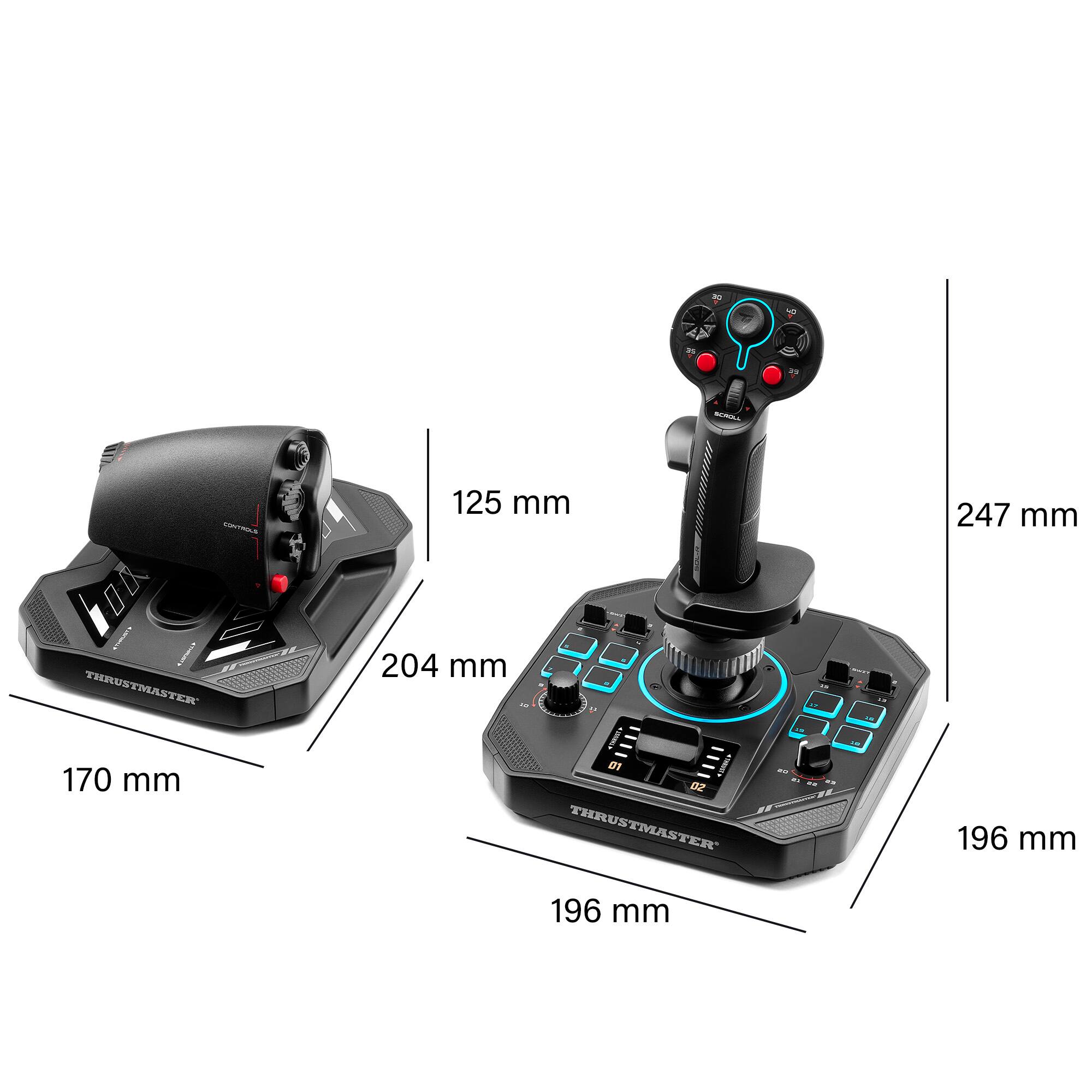 Thrustmaster Sol R4 HOTAS Joystick and Throttle for Flight