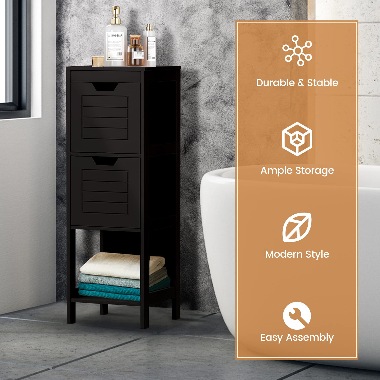 Durable & Stable, Ample Storage, Modern Style, Easy Assembly