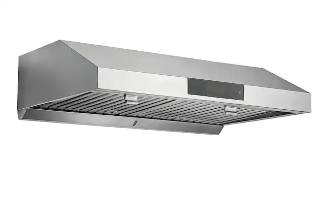 Front. Hauslane - Hauslane UC-PS18 30-in Ducted Undercabinet Range Hood (OFFICIAL) - Silver.