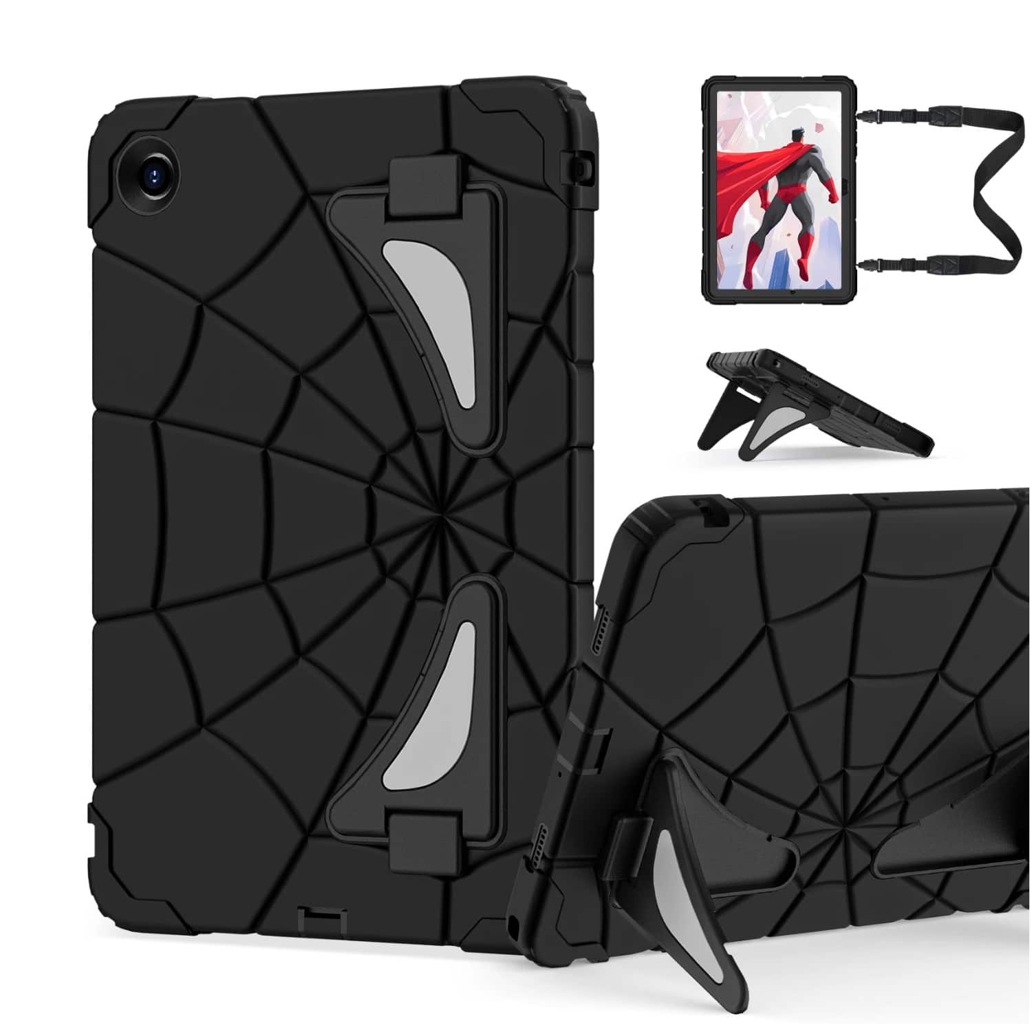 Stock Preferred - Heavy-Duty Case for Samsung Galaxy Tab A11+ - Black