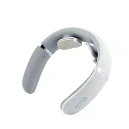 Cluzine - Neck Massager with 10 Modes,Levels &Heat Therapy, Portable TENS Cervical Massager for Pain Relief