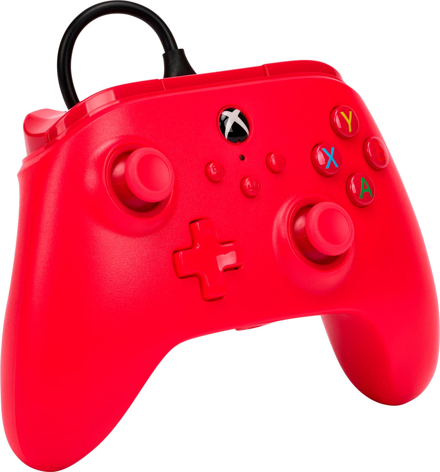 Angle. PowerA - Wired Controller for Xbox Series X|S - Red.
