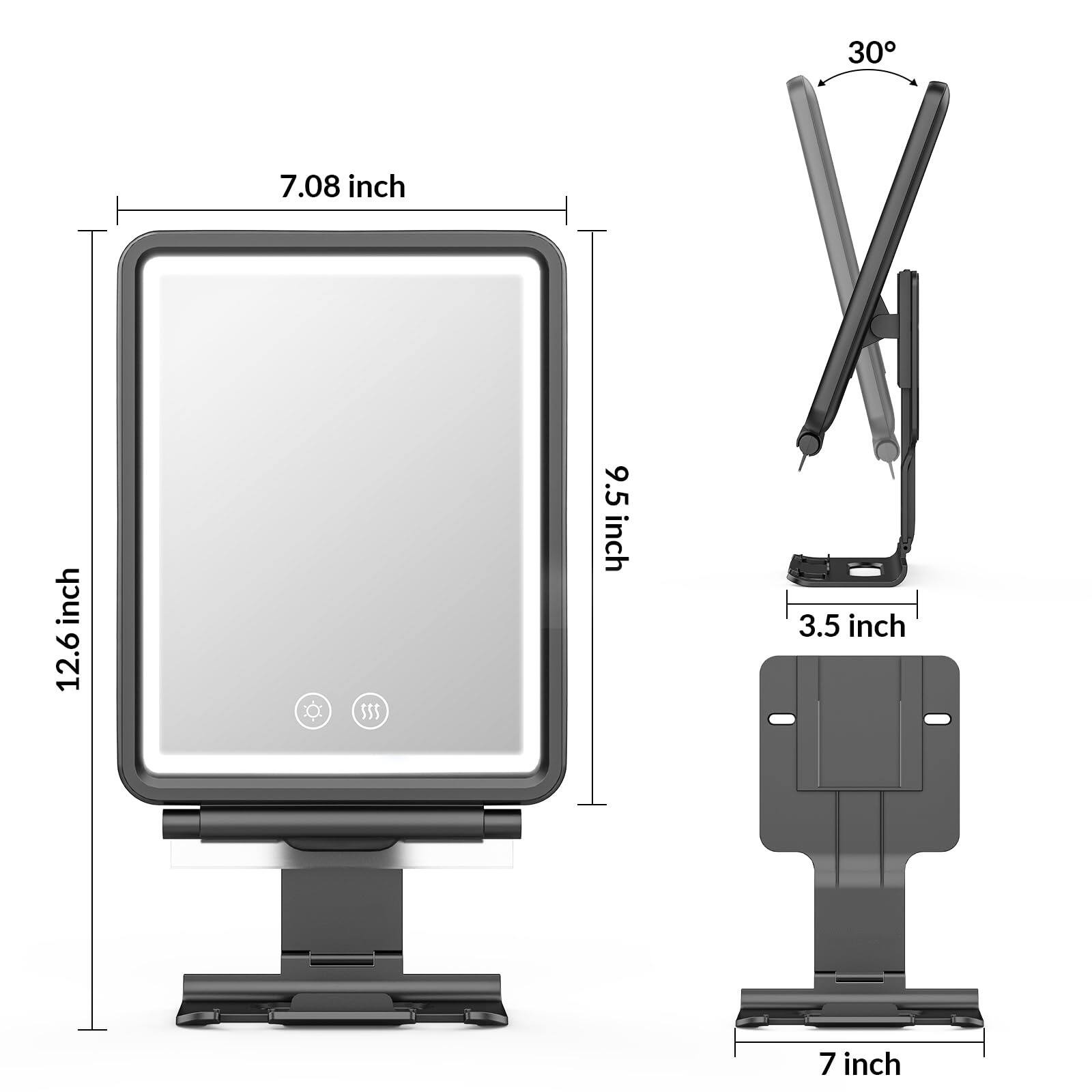 30°  
7.08 inch  
12.6 inch  
9.5 inch  
3.5 inch  
7 inch