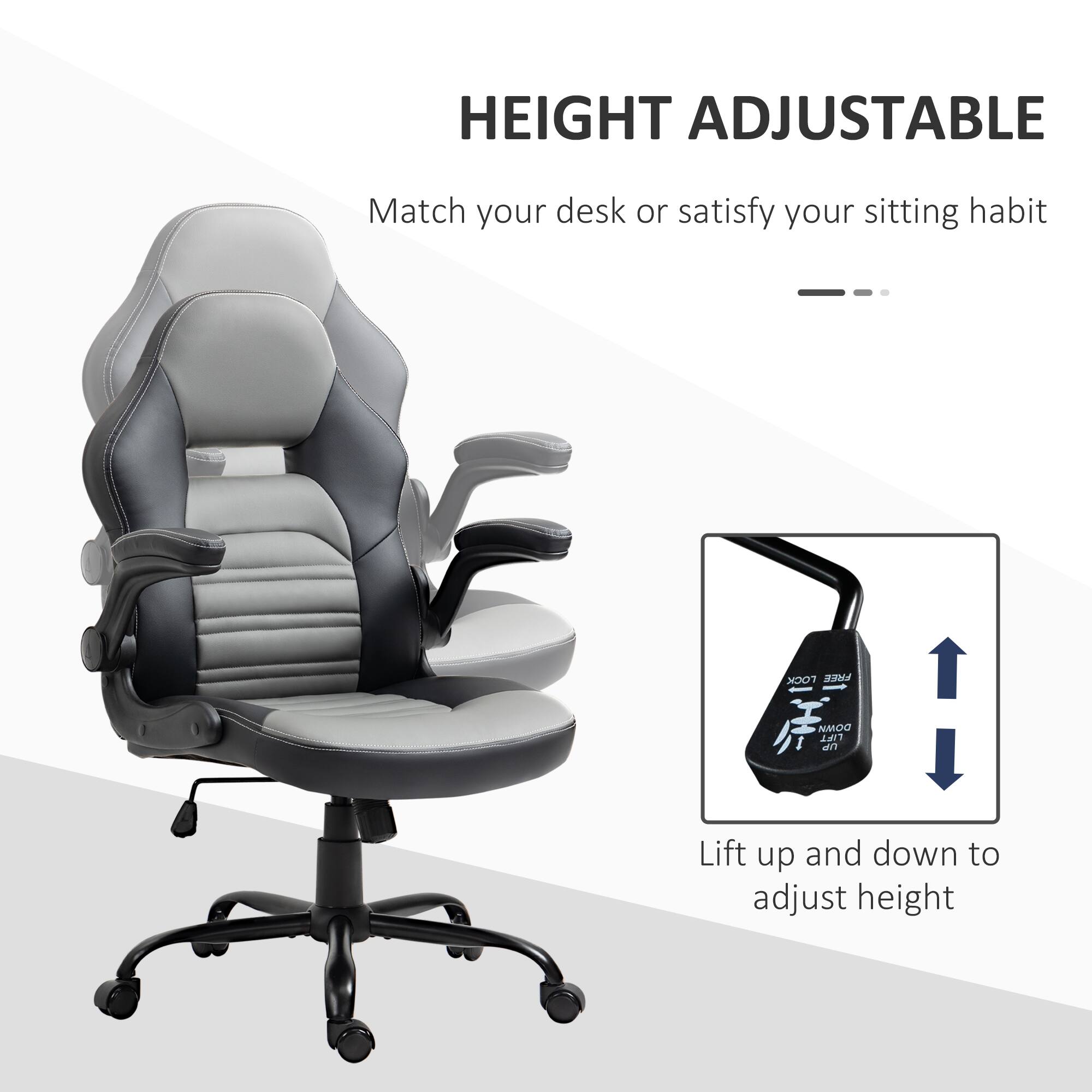 HEIGHT ADJUSTABLE
Match your desk or satisfy your sitting habit
Lift up and down to adjust height