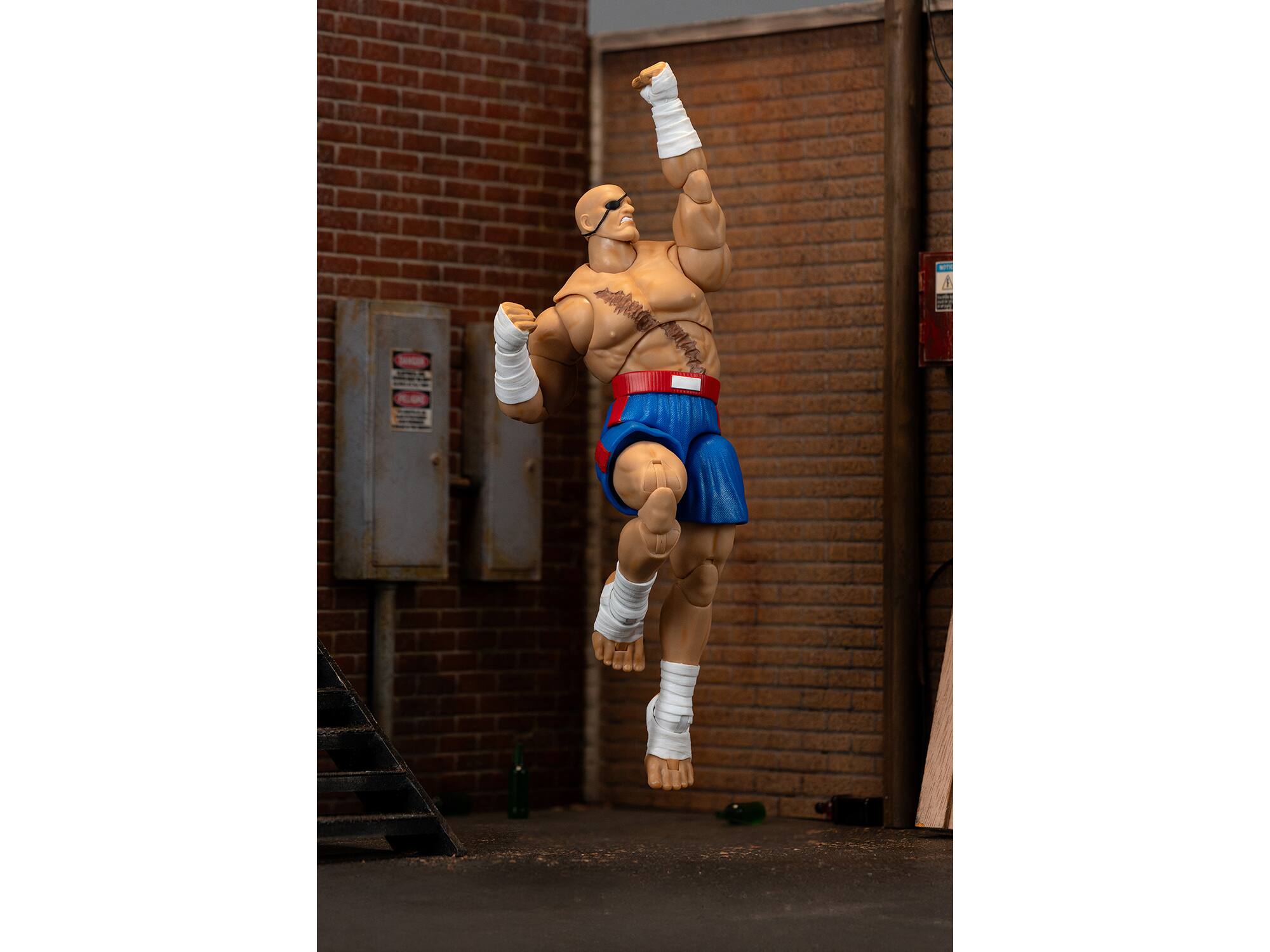 Alt View 5. Jada Toys - Street Fighter II - 1:12 Deluxe Sagat Action Figure   - COLLECTIBLES - Multicolor.