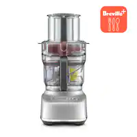 Breville - the Paradice 9-Cup Food Processor - Brushed Stainless Steel - Front_Zoom